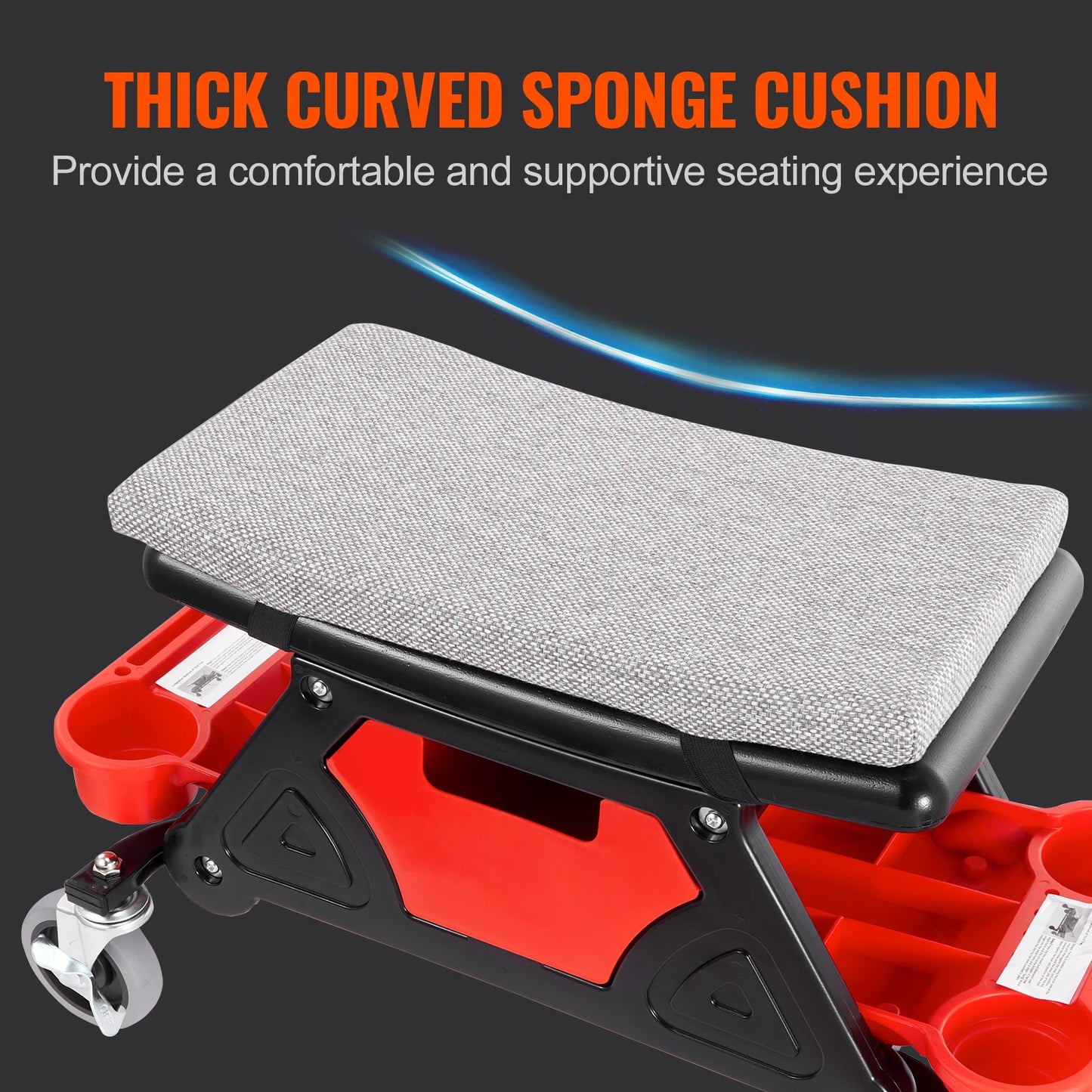 Technician's Rolling Detailer Seat